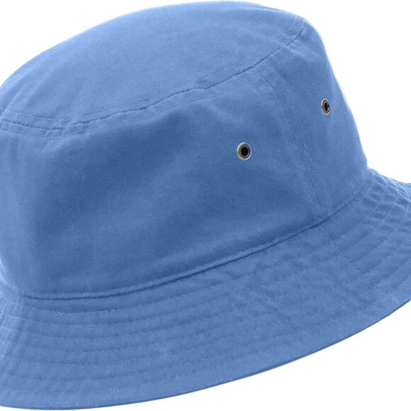 Bucket Hat 100% Cotton & Denim Lightweight Packable Outdoor Summer Beach Fishing - Picture 1 of 3